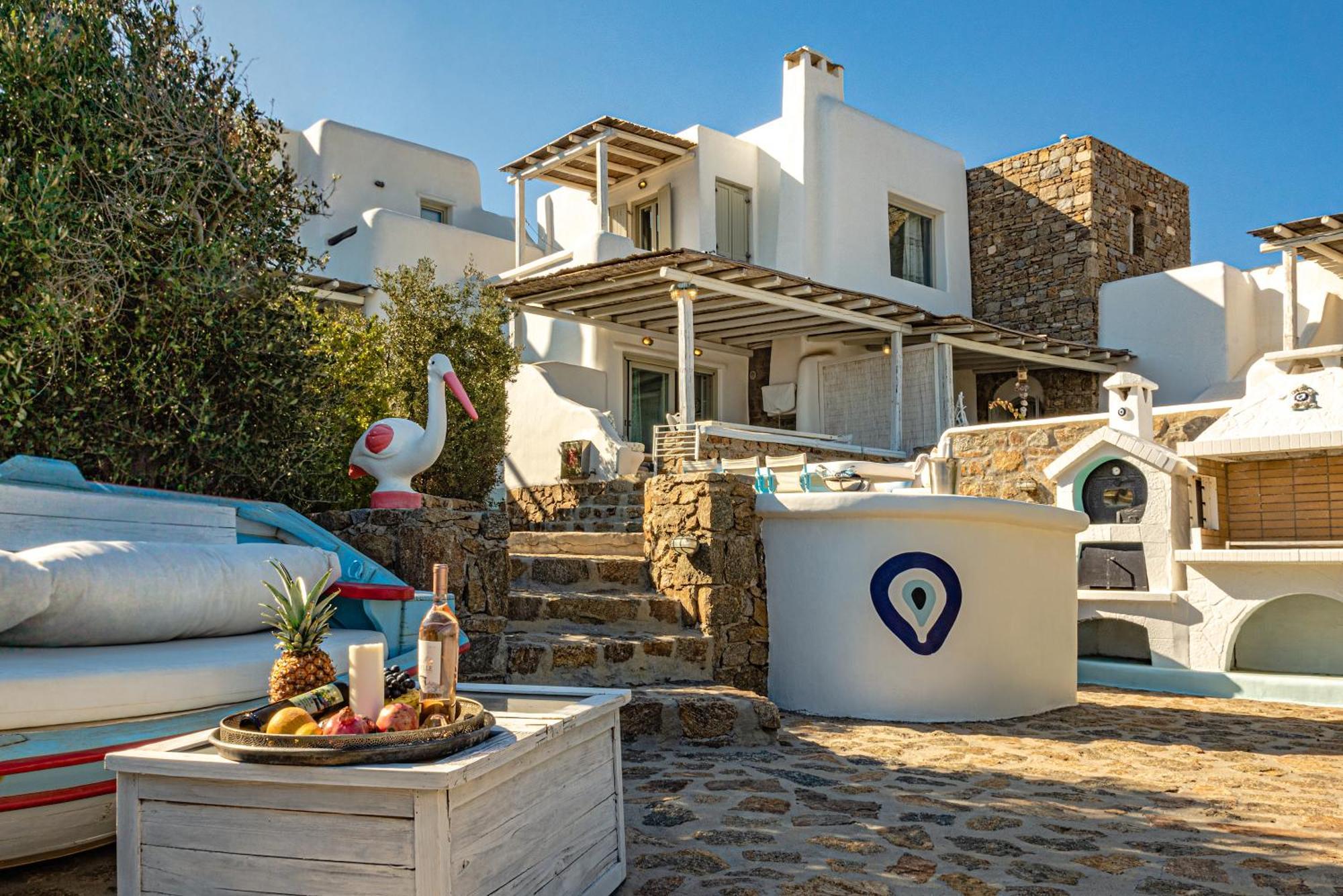 Manolia Luxury Private House By Mykonian Kazarte Villa Kalo Livadi Dış mekan fotoğraf
